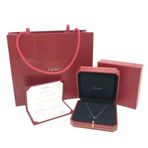 CARTIER K18WG Amour XS Chain Necklace Accessories K18WG Silver